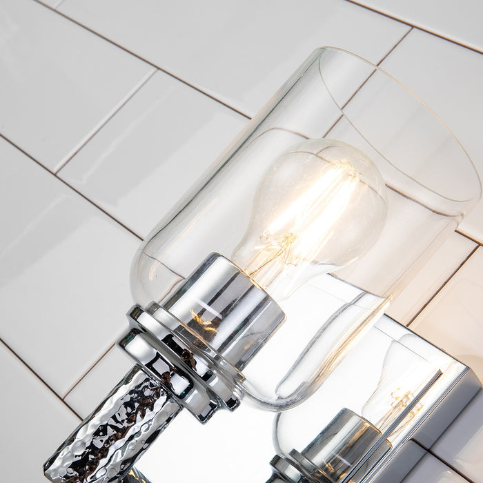 Lucas + McKearn BB80122PC-1 One Light Wall Sconce, Polished Chrome