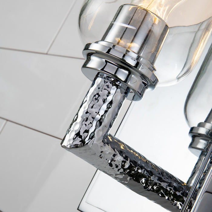Lucas + McKearn BB80122PC-1 One Light Wall Sconce, Polished Chrome