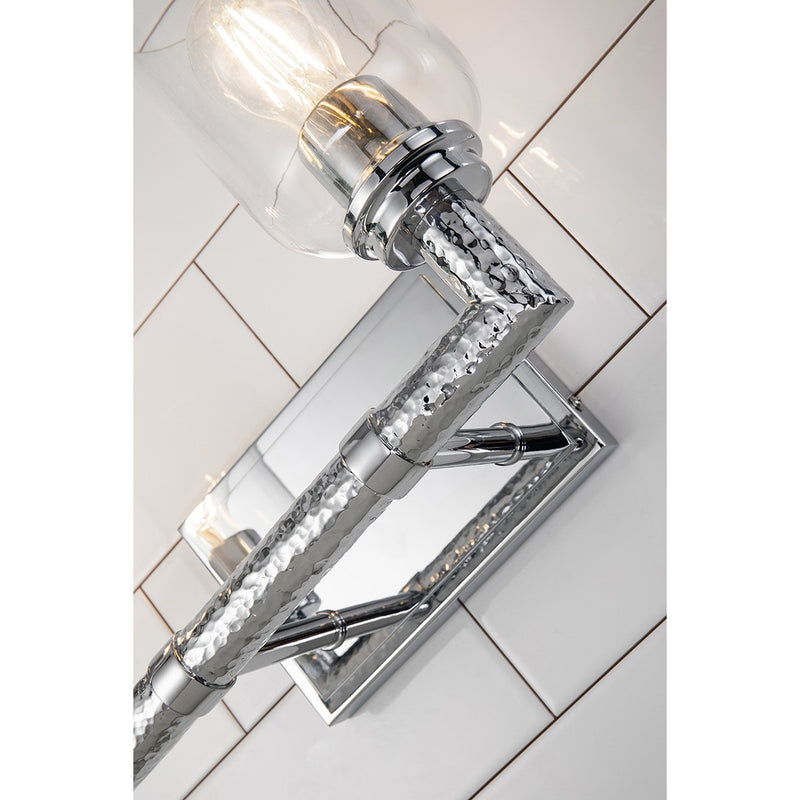 Lucas + McKearn BB80122PC-2 Two Light Vanity, Polished Chrome