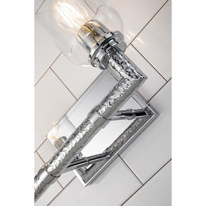 Lucas + McKearn BB80122PC-2 Two Light Vanity, Polished Chrome