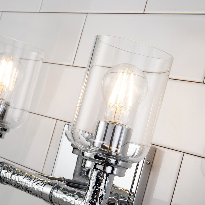 Lucas + McKearn BB80122PC-2 Two Light Vanity, Polished Chrome