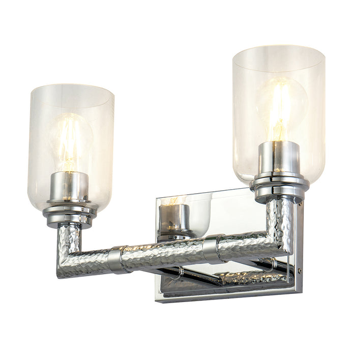 Lucas + McKearn BB80122PC-2 Two Light Vanity, Polished Chrome