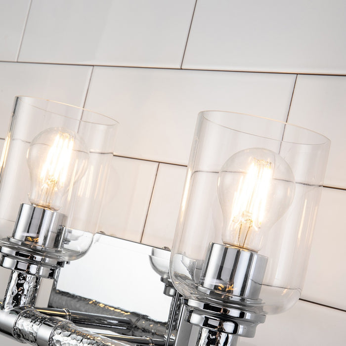 Lucas + McKearn BB80122PC-3 Three Light Vanity, Polished Chrome