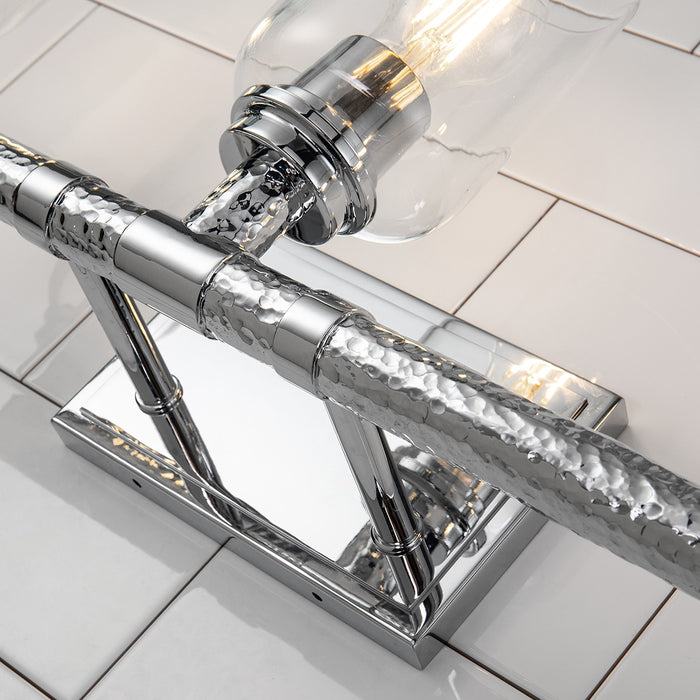 Lucas + McKearn BB80122PC-3 Three Light Vanity, Polished Chrome