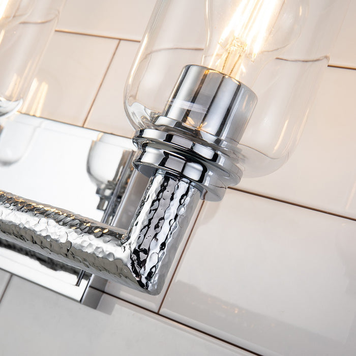 Lucas + McKearn BB80122PC-3 Three Light Vanity, Polished Chrome