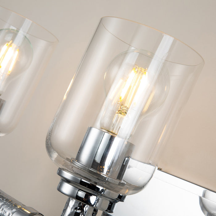 Lucas + McKearn BB80122PC-3 Three Light Vanity, Polished Chrome