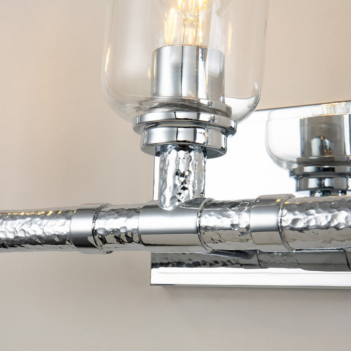 Lucas + McKearn BB80122PC-3 Three Light Vanity, Polished Chrome