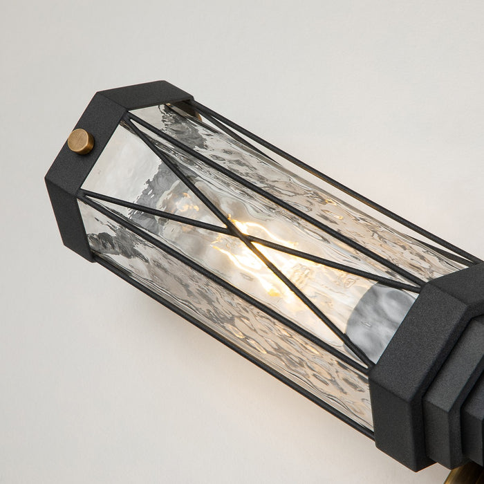 Lucas + McKearn BB81000ATB-2-19 Two Light Vanity, Weather Zinc+ Atb