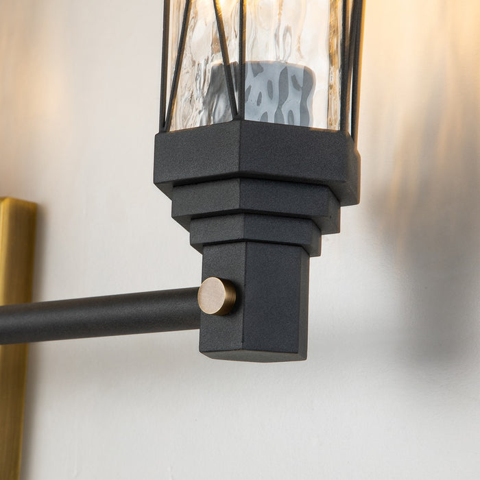 Lucas + McKearn BB81000ATB-3 Three Light Vanity, Weather Zinc+ Atb