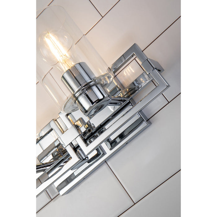 Lucas + McKearn BB90117PC-2 Two Light Vanity, Polished Chrome