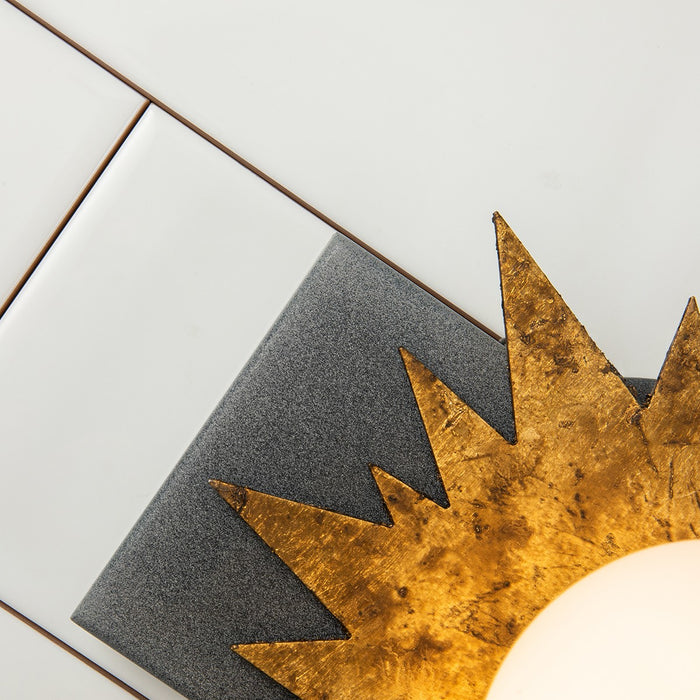 Lucas + McKearn BB90417-1 LED Wall Sconce, Wzc+Gold