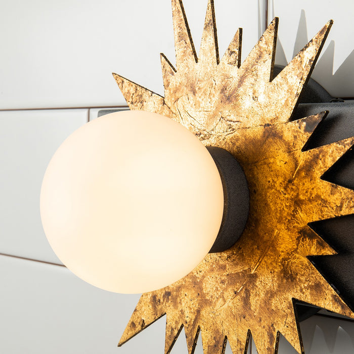 Lucas + McKearn BB90417-1 LED Wall Sconce, Wzc+Gold