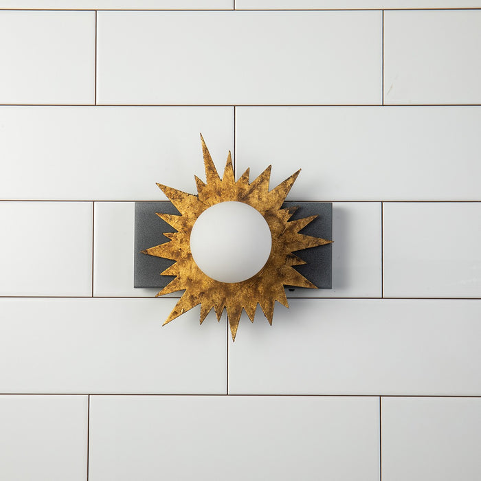 Lucas + McKearn BB90417-1 LED Wall Sconce, Wzc+Gold