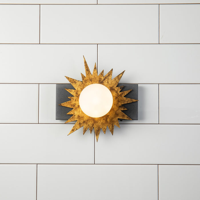 Lucas + McKearn BB90417-1 LED Wall Sconce, Wzc+Gold