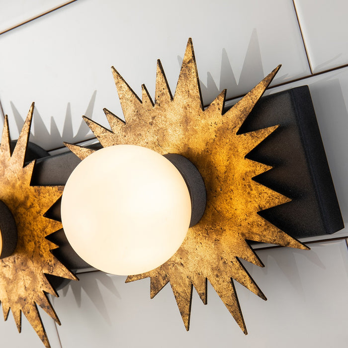 Lucas + McKearn BB90417-3 LED Bath Vanity, Wzc+Gold