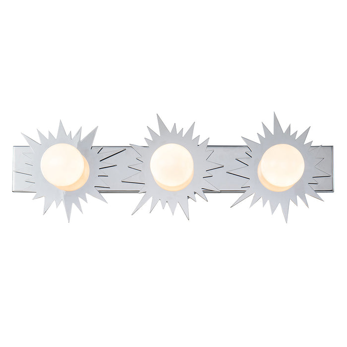 Lucas + McKearn BB90417PC-3 LED Bath Vanity, Polished Chrome