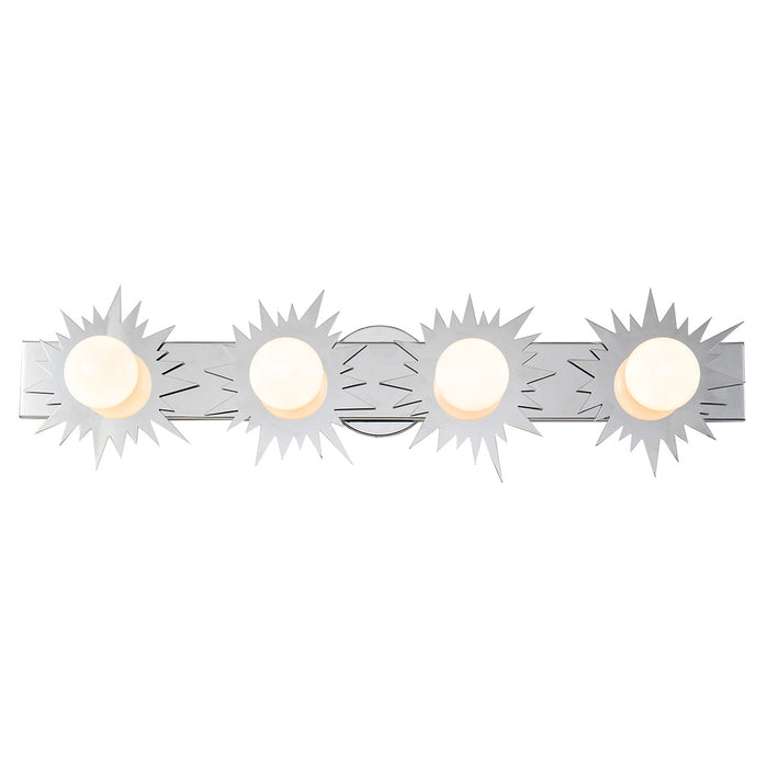 Lucas + McKearn BB90417PC-4 Four Light Vanity, Polished Chrome