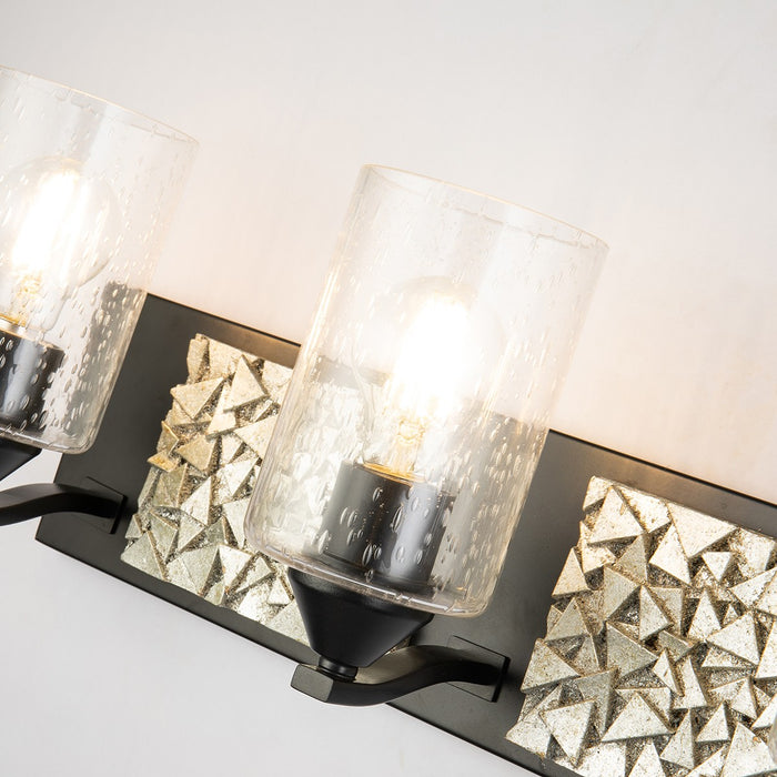 Lucas + McKearn BB90586MB-4B1S Four Light Vanity, Matte Black