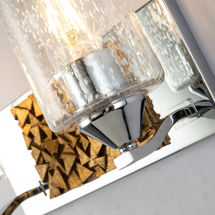 Lucas + McKearn BB90586PC-2B1G Two Light Vanity, Polished Chrome