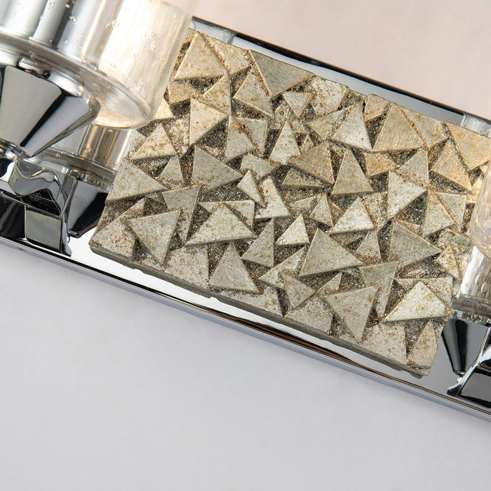 Lucas + McKearn BB90586PC-2B1S Two Light Vanity, Polished Chrome