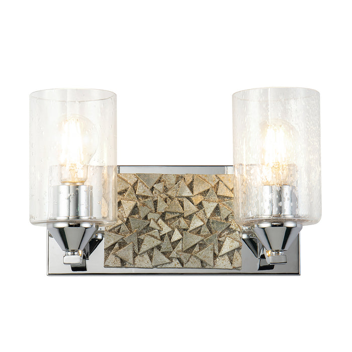 Lucas + McKearn BB90586PC-2B1S Two Light Vanity, Polished Chrome