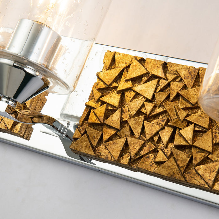 Lucas + McKearn BB90586PC-4B1G Four Light Vanity, Polished Chrome