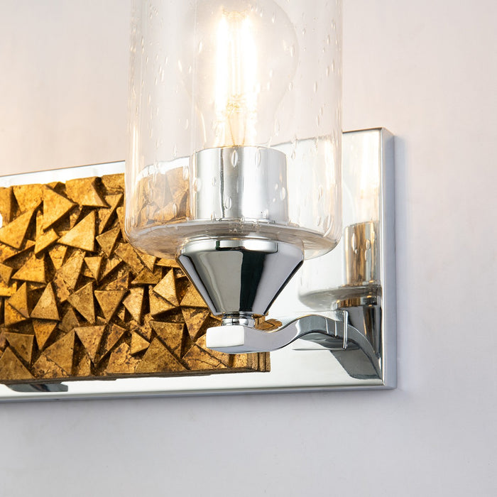 Lucas + McKearn BB90586PC-4B1G Four Light Vanity, Polished Chrome