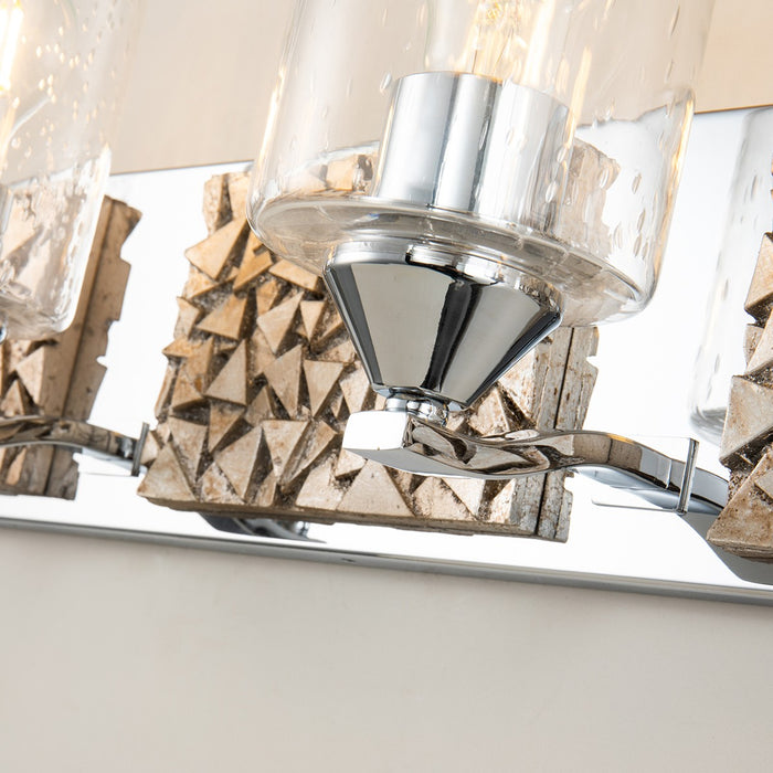 Lucas + McKearn BB90586PC-4B1S Four Light Vanity, Polished Chrome
