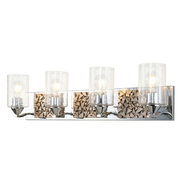 Lucas + McKearn BB90586PC-4B1S Four Light Vanity, Polished Chrome