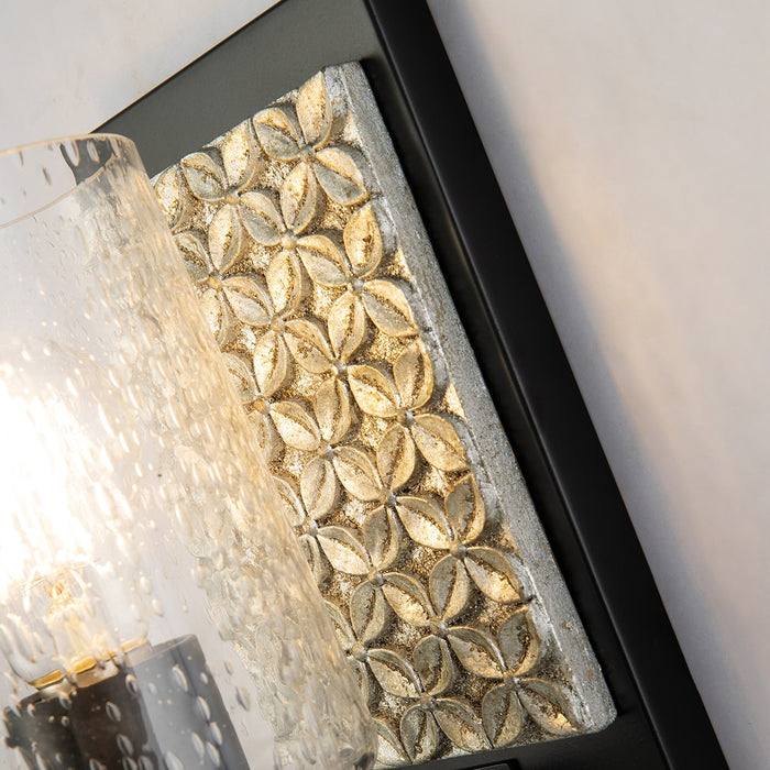Lucas + McKearn BB90587MB-1B2S One Light Wall Sconce, Matte Black
