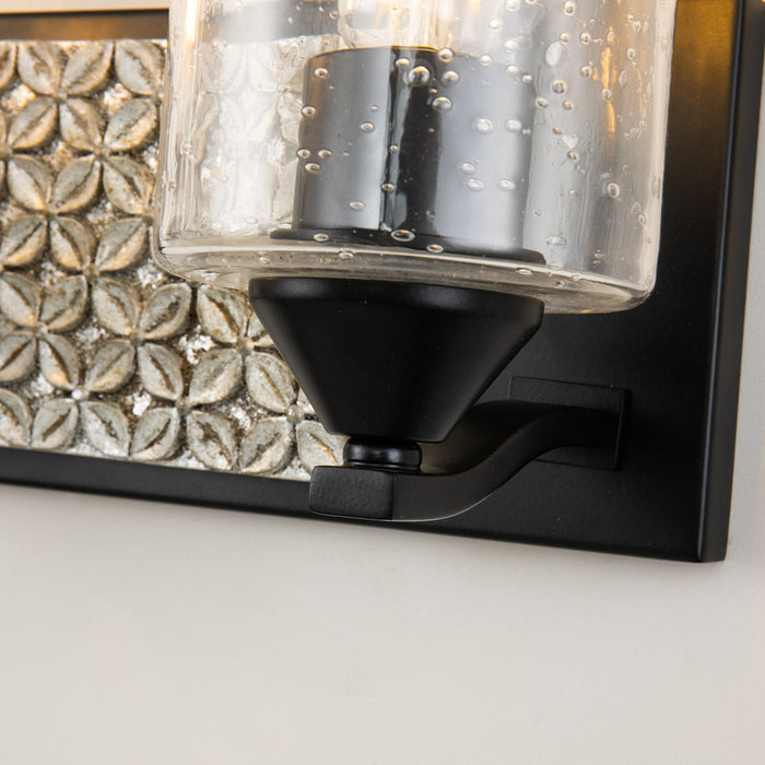 Lucas + McKearn BB90587MB-2B2S Two Light Vanity, Matte Black