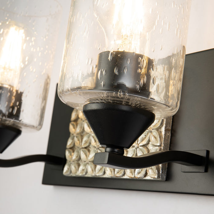 Lucas + McKearn BB90587MB-4B2S Four Light Vanity, Matte Black