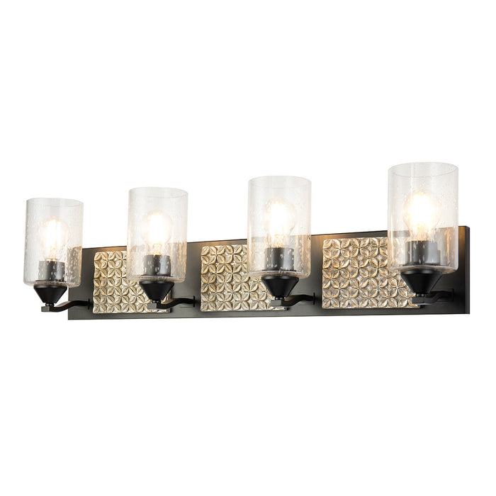 Lucas + McKearn BB90587MB-4B2S Four Light Vanity, Matte Black
