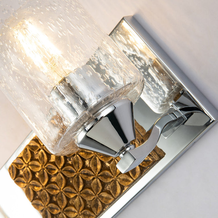 Lucas + McKearn BB90587PC-2B2G Two Light Vanity, Polished Chrome