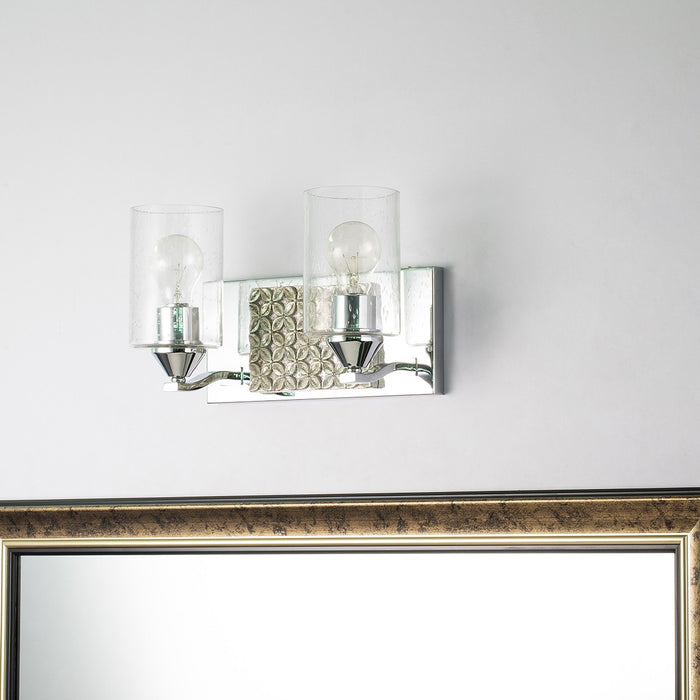Lucas + McKearn BB90587PC-2B2S Two Light Vanity, Polished Chrome