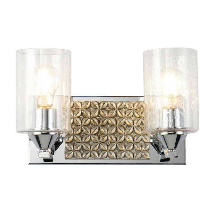 Lucas + McKearn BB90587PC-2B2S Two Light Vanity, Polished Chrome