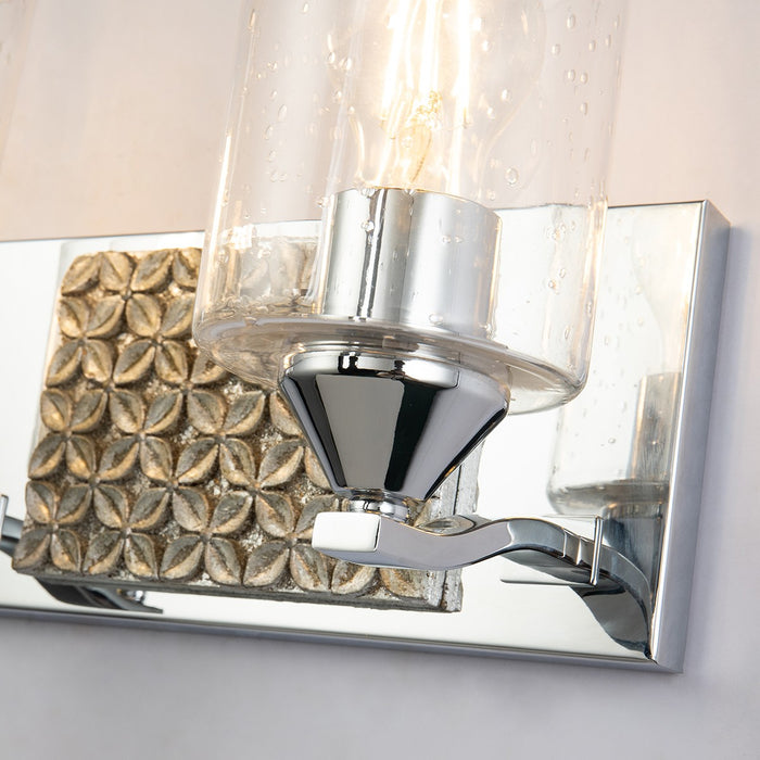 Lucas + McKearn BB90587PC-3B2S Three Light Vanity, Polished Chrome