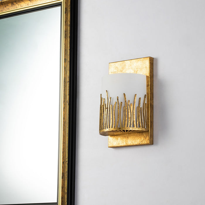 Lucas + McKearn BB90610G-1 One Light Wall Sconce, Gold