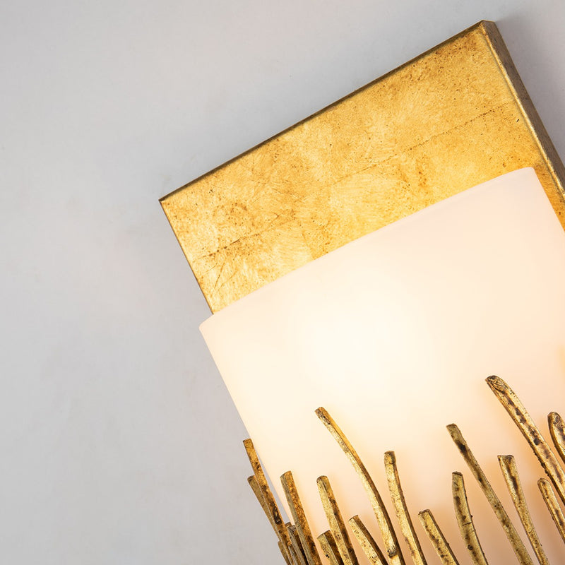 Lucas + McKearn BB90610G-1 One Light Wall Sconce, Gold