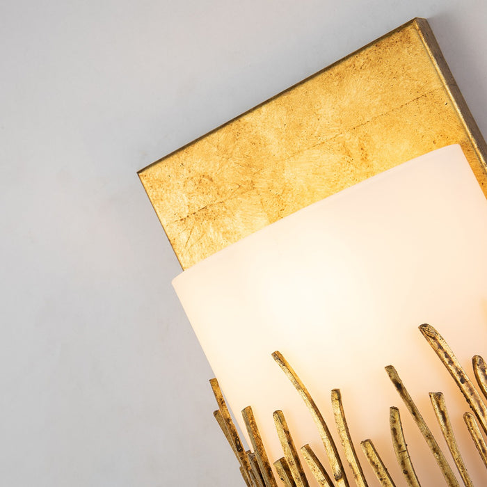 Lucas + McKearn BB90610G-1 One Light Wall Sconce, Gold