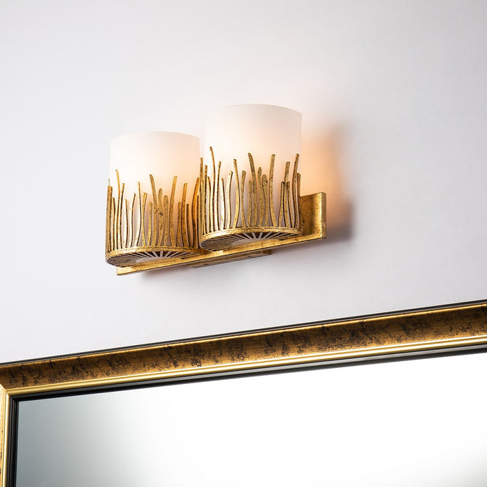Lucas + McKearn BB90610G-2 Two Light Vanity, Gold