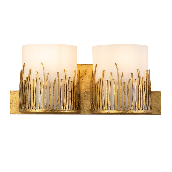 Lucas + McKearn BB90610G-2 Two Light Vanity, Gold