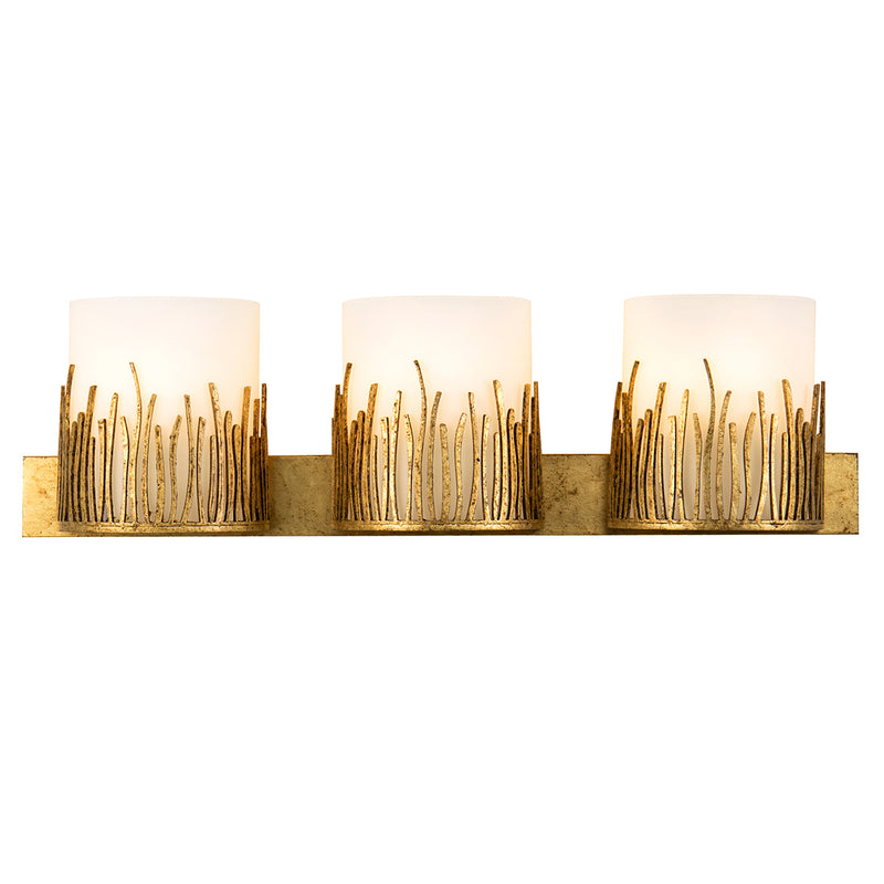 Lucas + McKearn BB90610G-3 Three Light Vanity, Gold