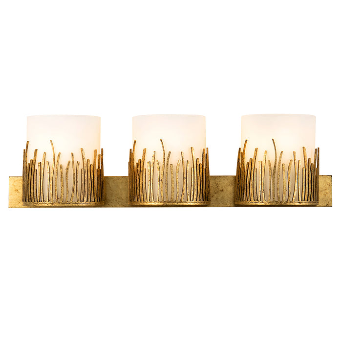 Lucas + McKearn BB90610G-3 Three Light Vanity, Gold