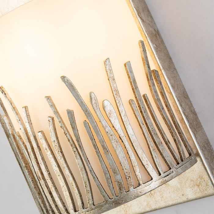 Lucas + McKearn BB90610S-1 One Light Wall Sconce, Silver