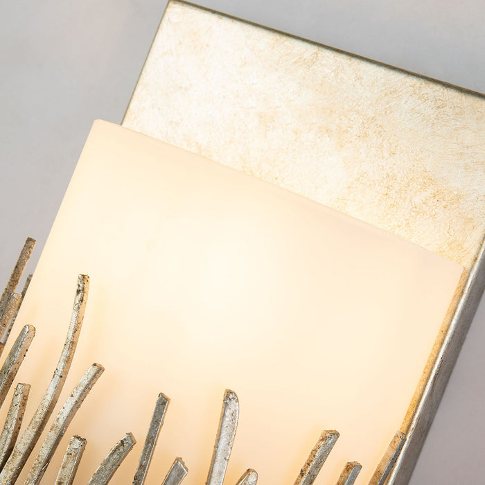 Lucas + McKearn BB90610S-1 One Light Wall Sconce, Silver