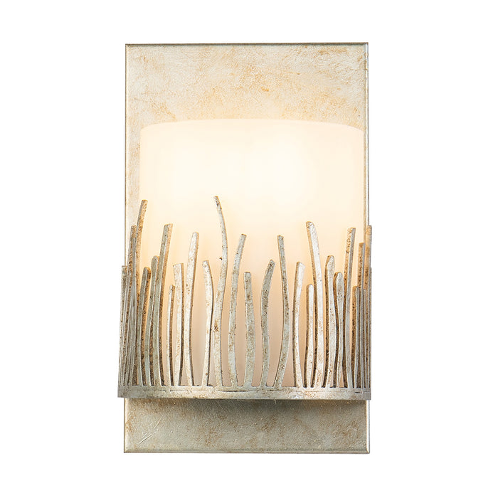 Lucas + McKearn BB90610S-1 One Light Wall Sconce, Silver