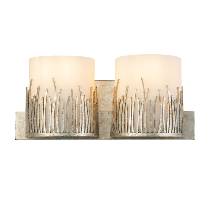 Lucas + McKearn BB90610S-2 Two Light Vanity, Silver