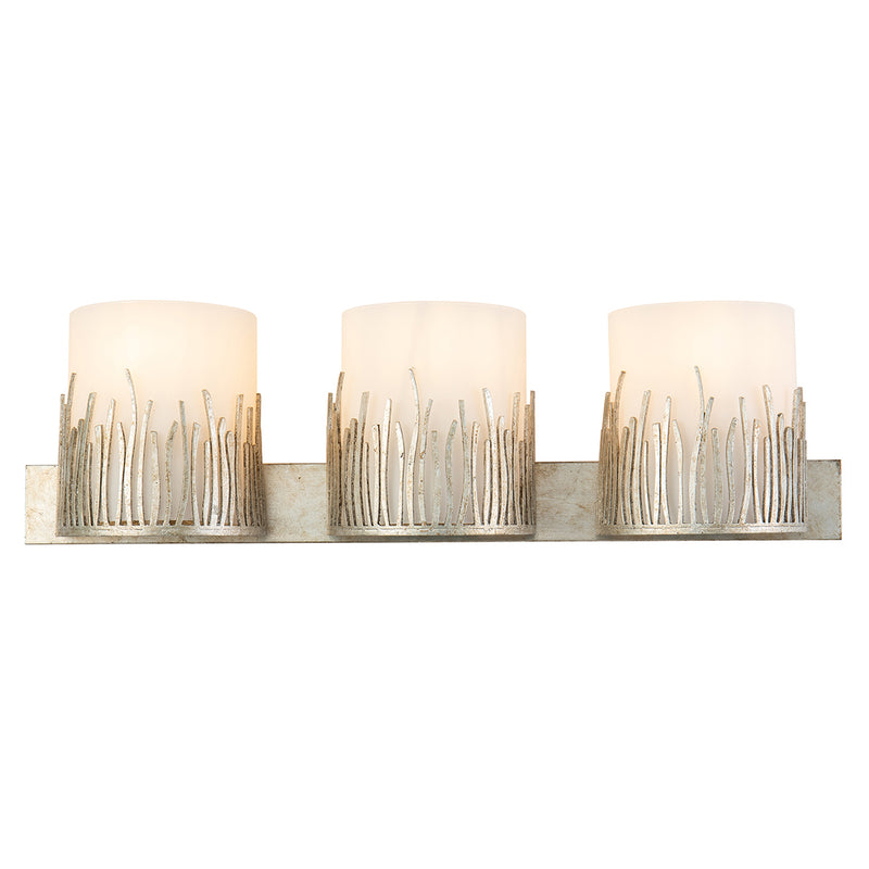 Lucas + McKearn BB90610S-3 Three Light Vanity, Silver