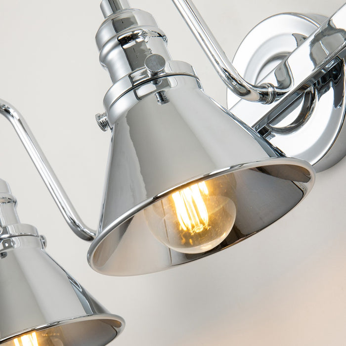Lucas + McKearn BB90684PC-3 Three Light Vanity, Polished Chrome